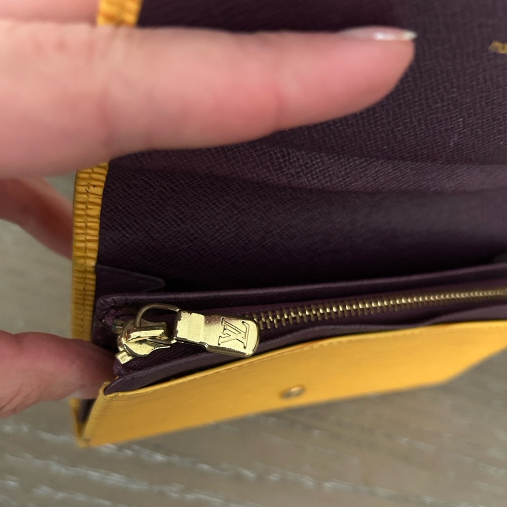 Louis Vuitton Epi Mustard Yellow Wallet - Picture 6 of 10